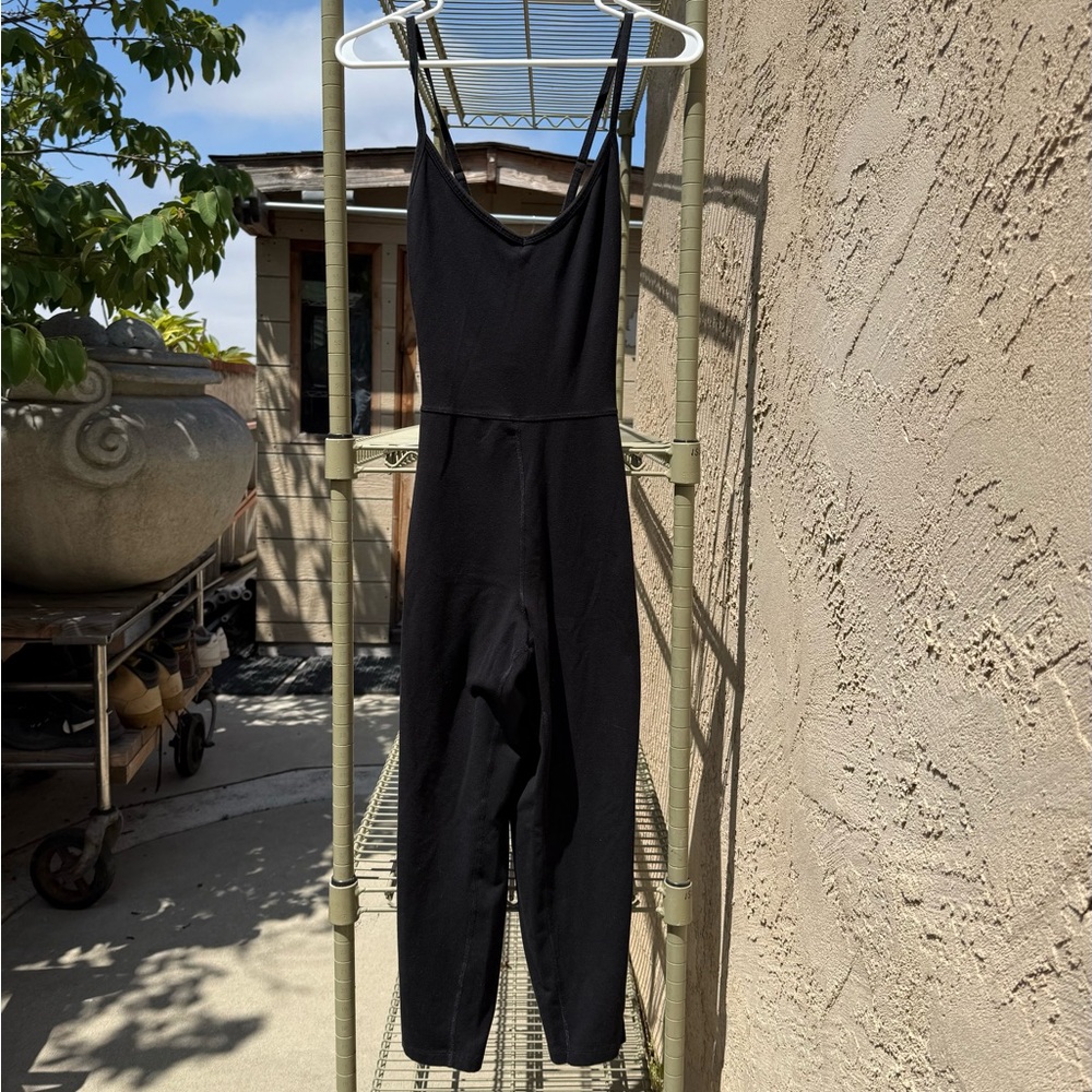 black old navy powerchill activewear jumpsuit size L petite